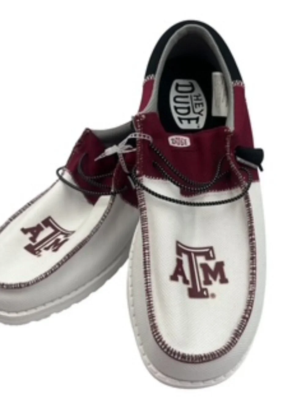 NEW Hey Dude Texas A & M Aggies shoes Men’s 14 Collegiate collection NWT